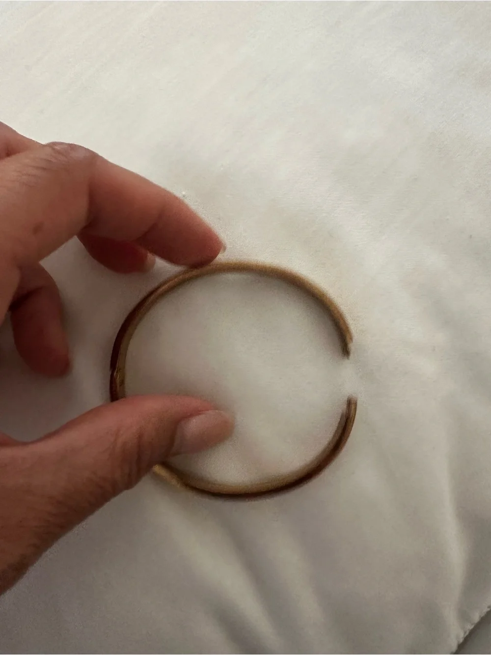 Gold Women’s  Screw-Accent Cuff Bracelet